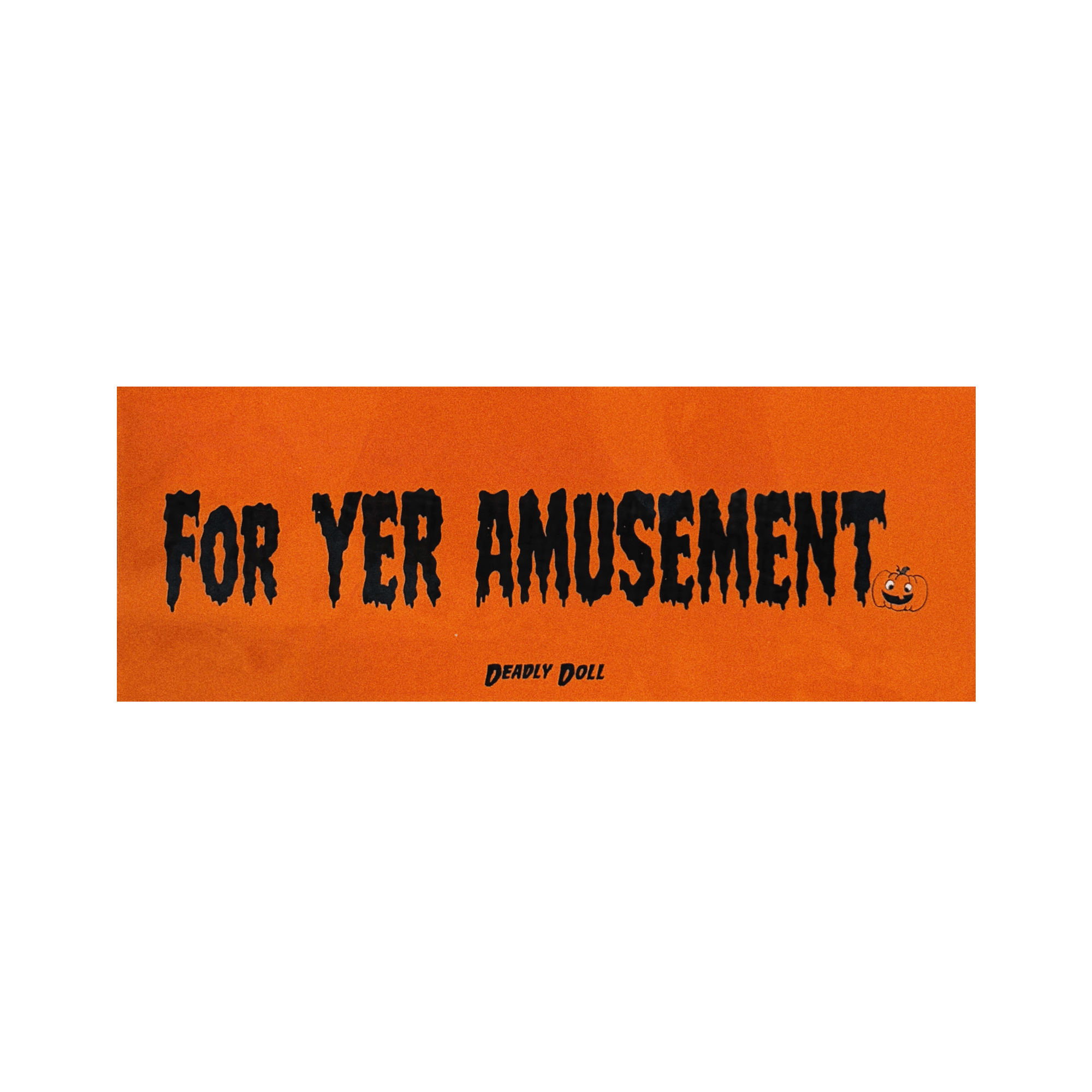 for yer amusement sticker