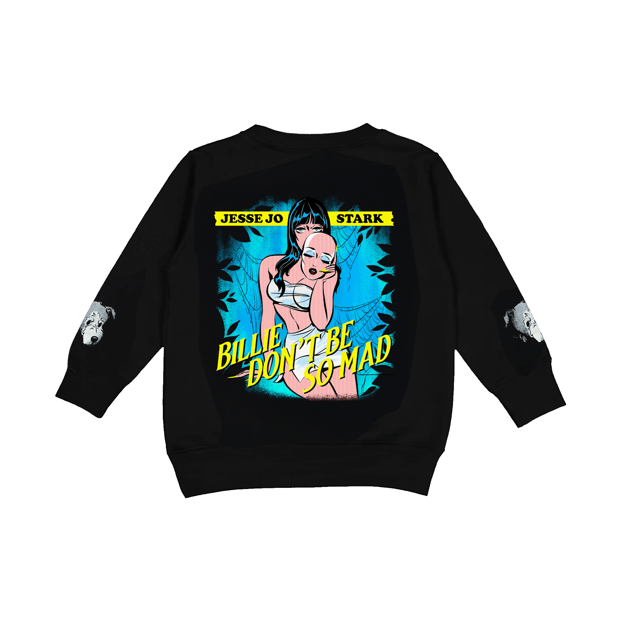 US買付 Deadly doll Cry on me Crewneck sweatshirt BLACK Chrome Hearts x Deadly Doll 'Cry On Me' Graphic Print