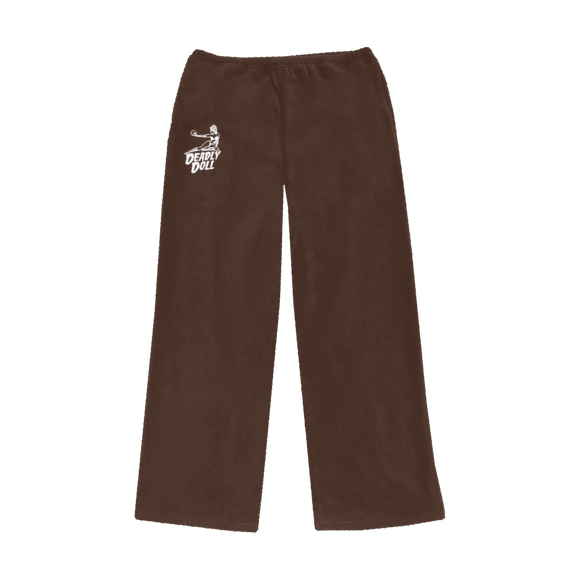 braune Fleecehose