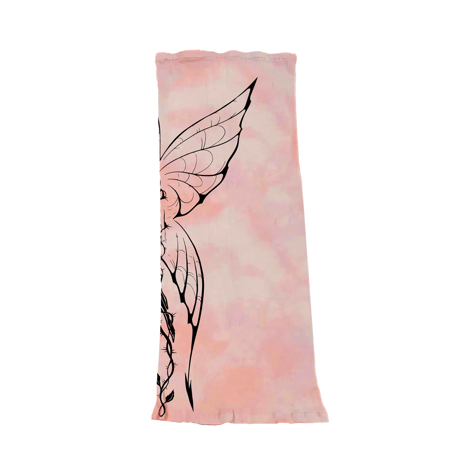 vestido tubo mariposa 