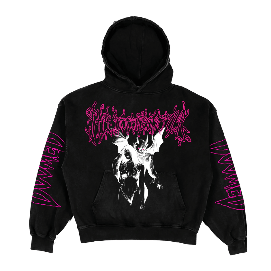 Kapuzenpullover mit Doom-Tour-Print