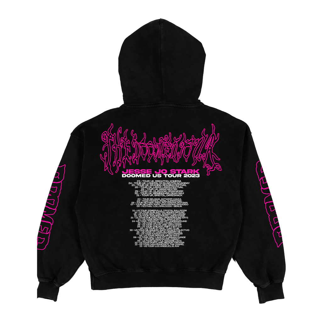 Kapuzenpullover mit Doom-Tour-Print