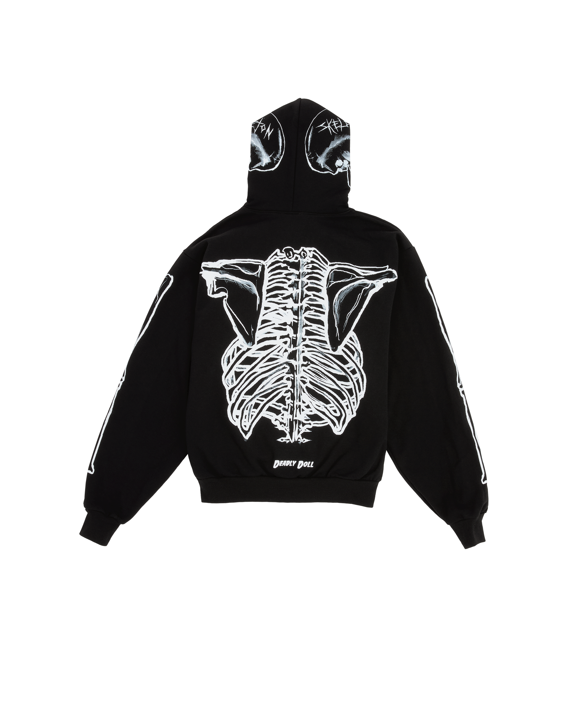 skele bones zip up