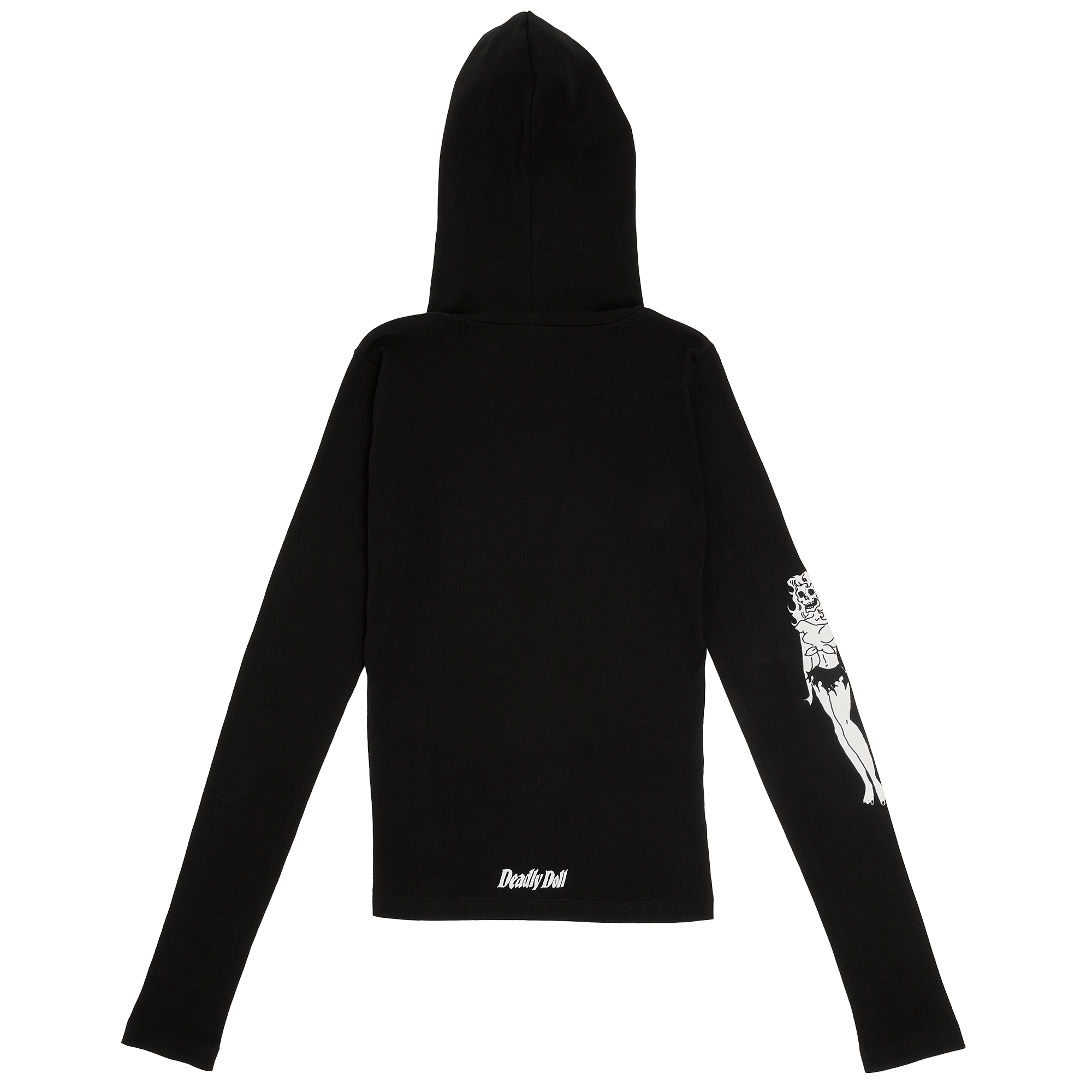 miss long legs cropped hoodie