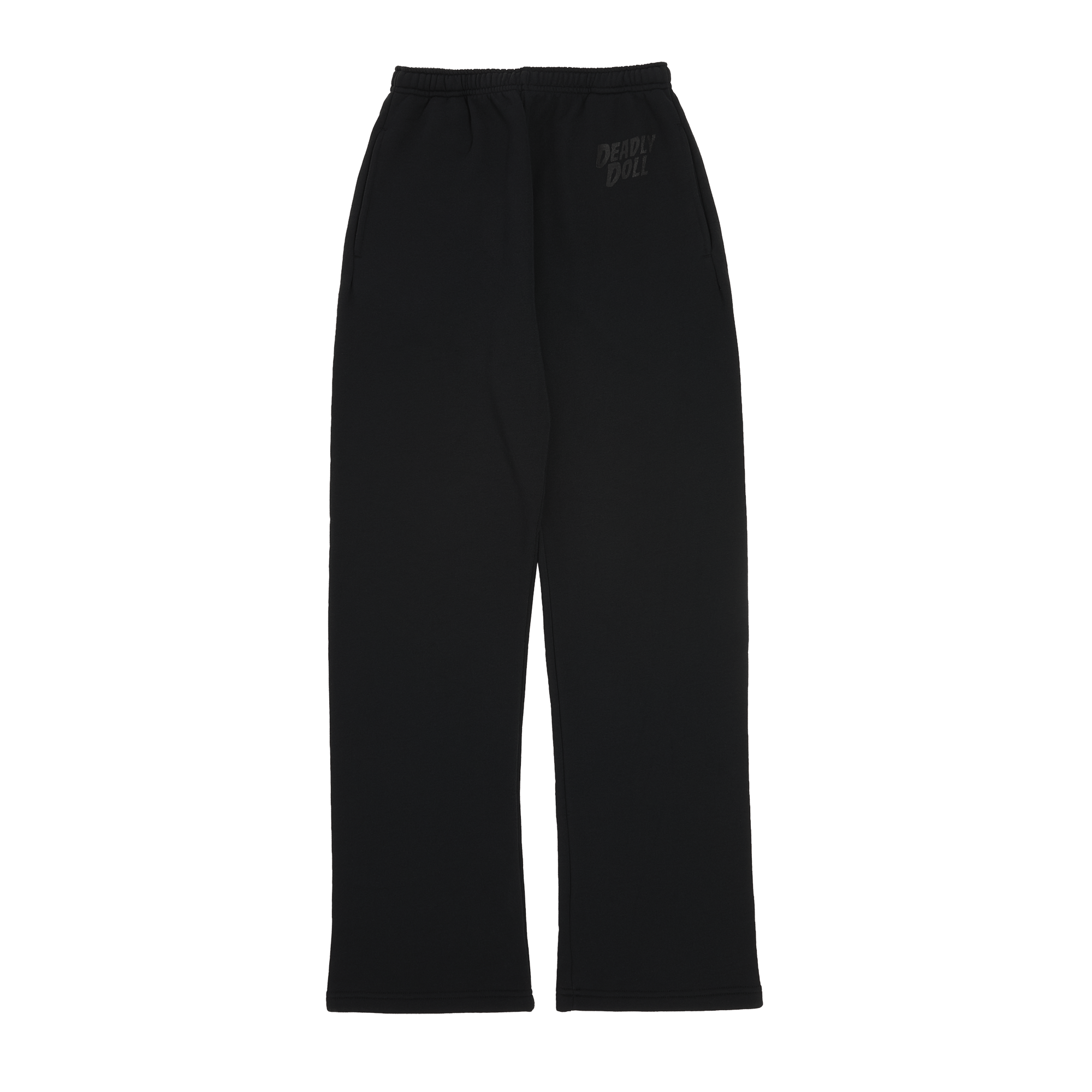 black on black sweats