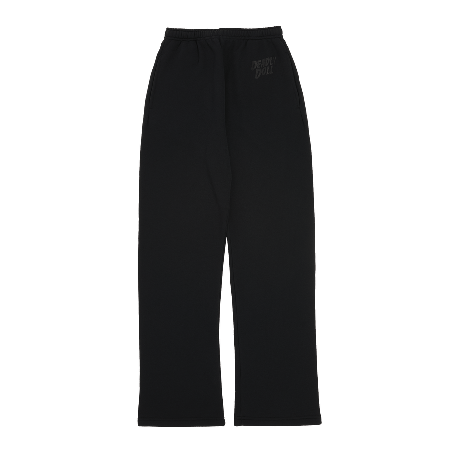 black on black sweats