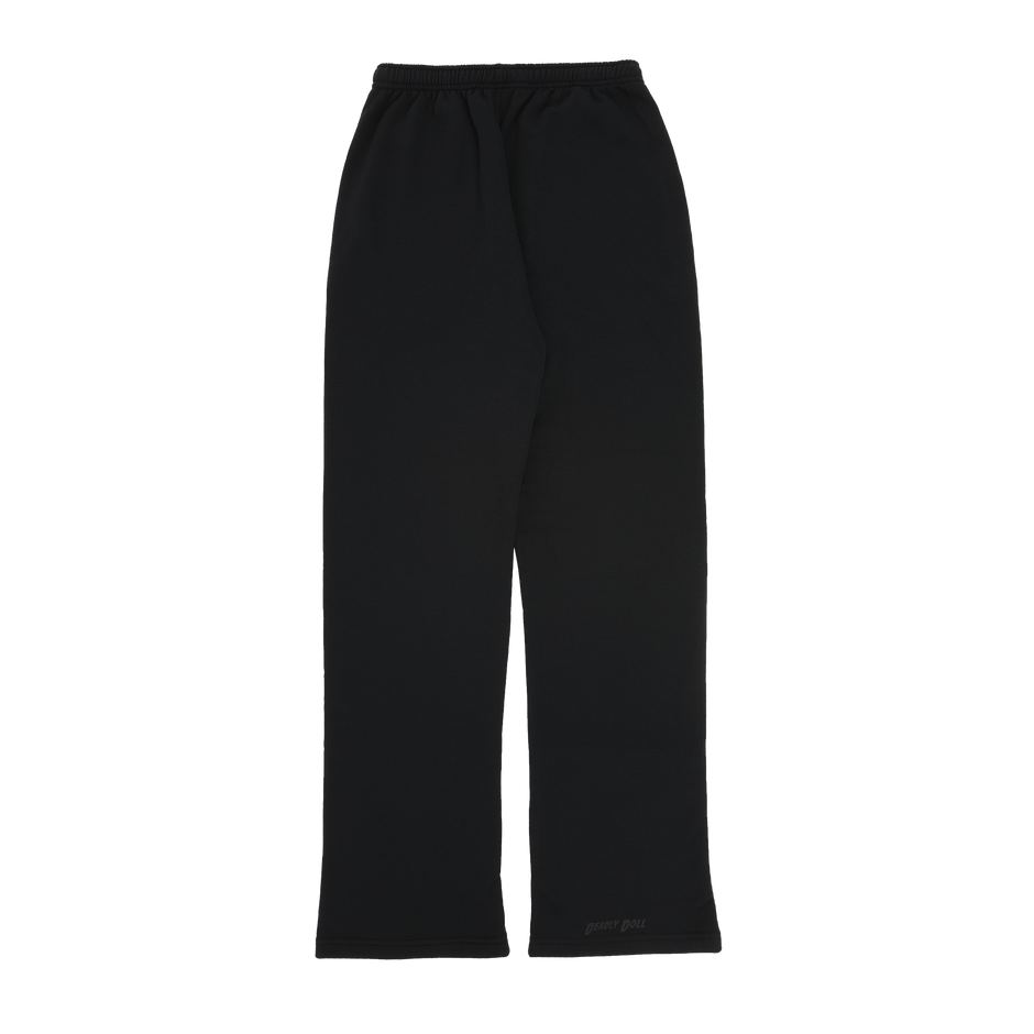 black on black sweats