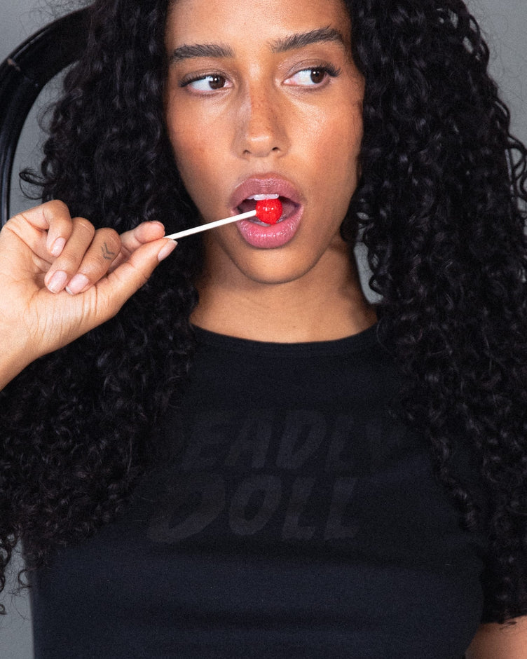 black on black baby t