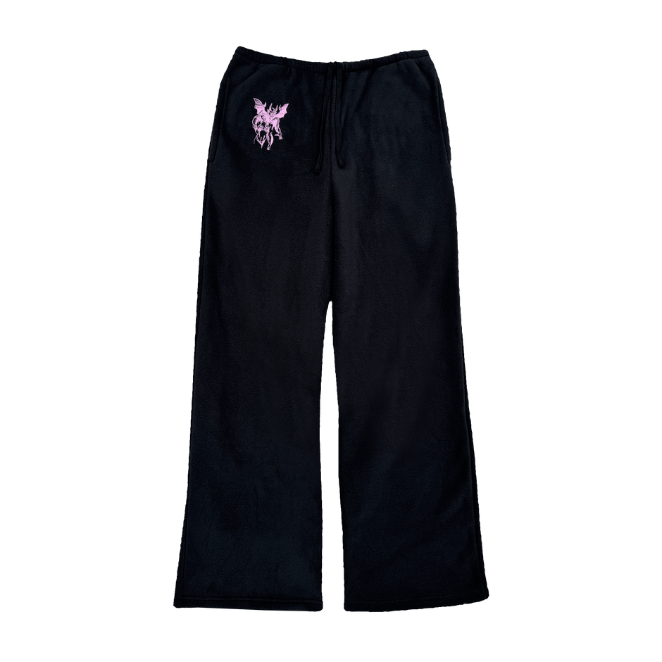 pink garg girl fleece pants