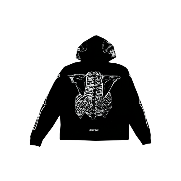 skele bones zip up