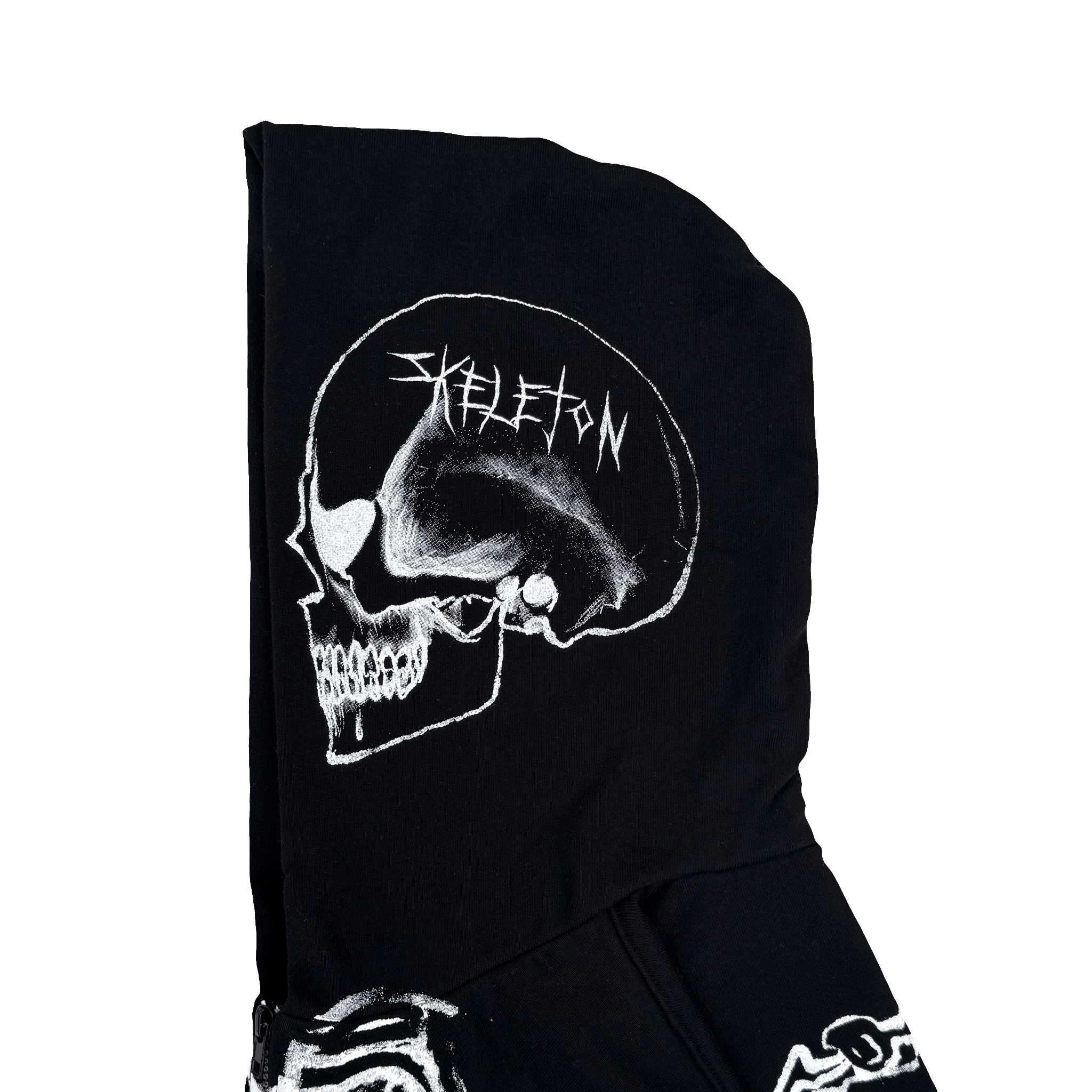 skele bones zip up