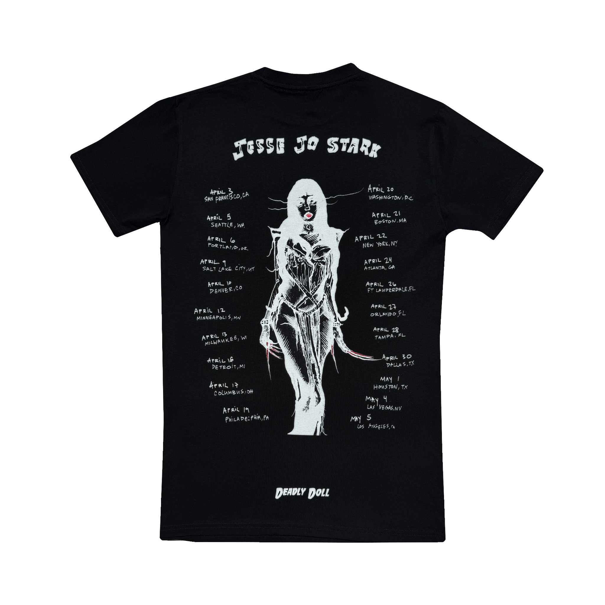 schwarzes JJS Tour T