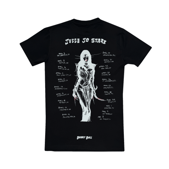 black JJS tour t