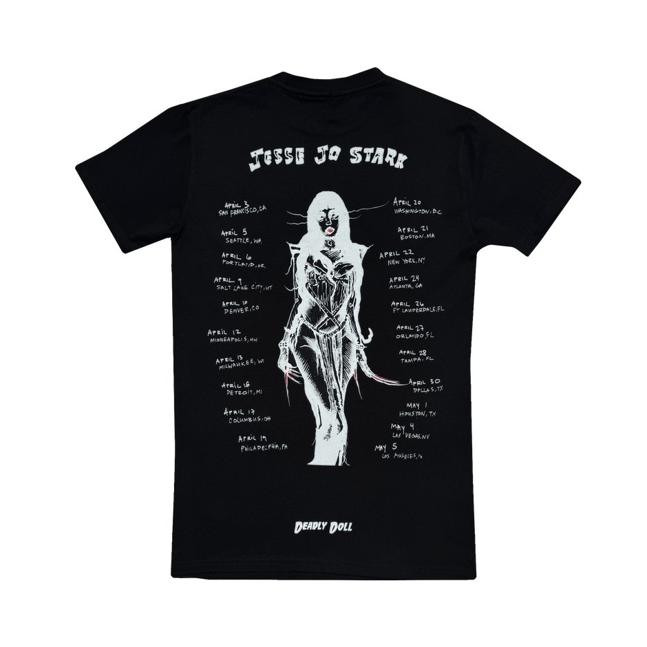black JJS tour t