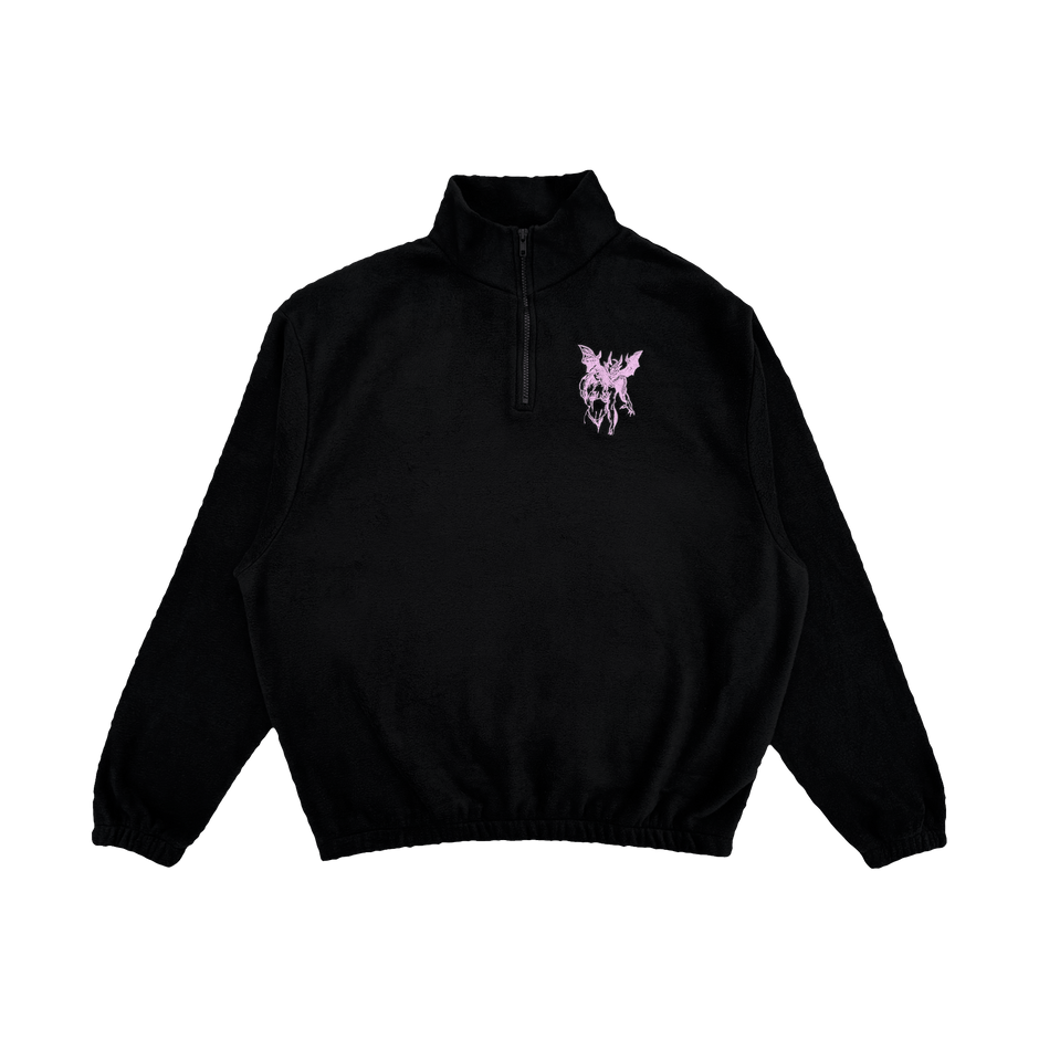 pink garg girl fleece zip