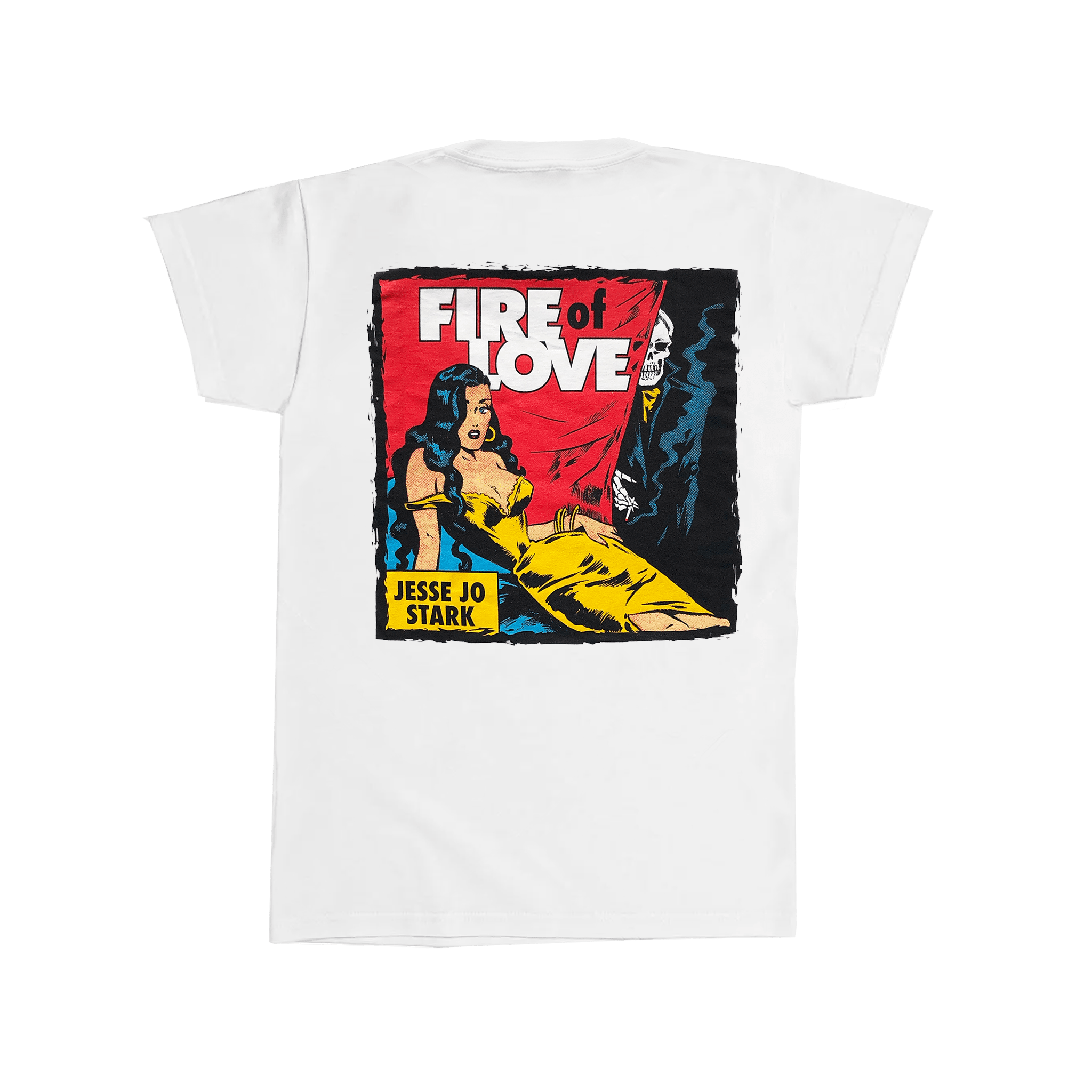 white fire of love t-shirt