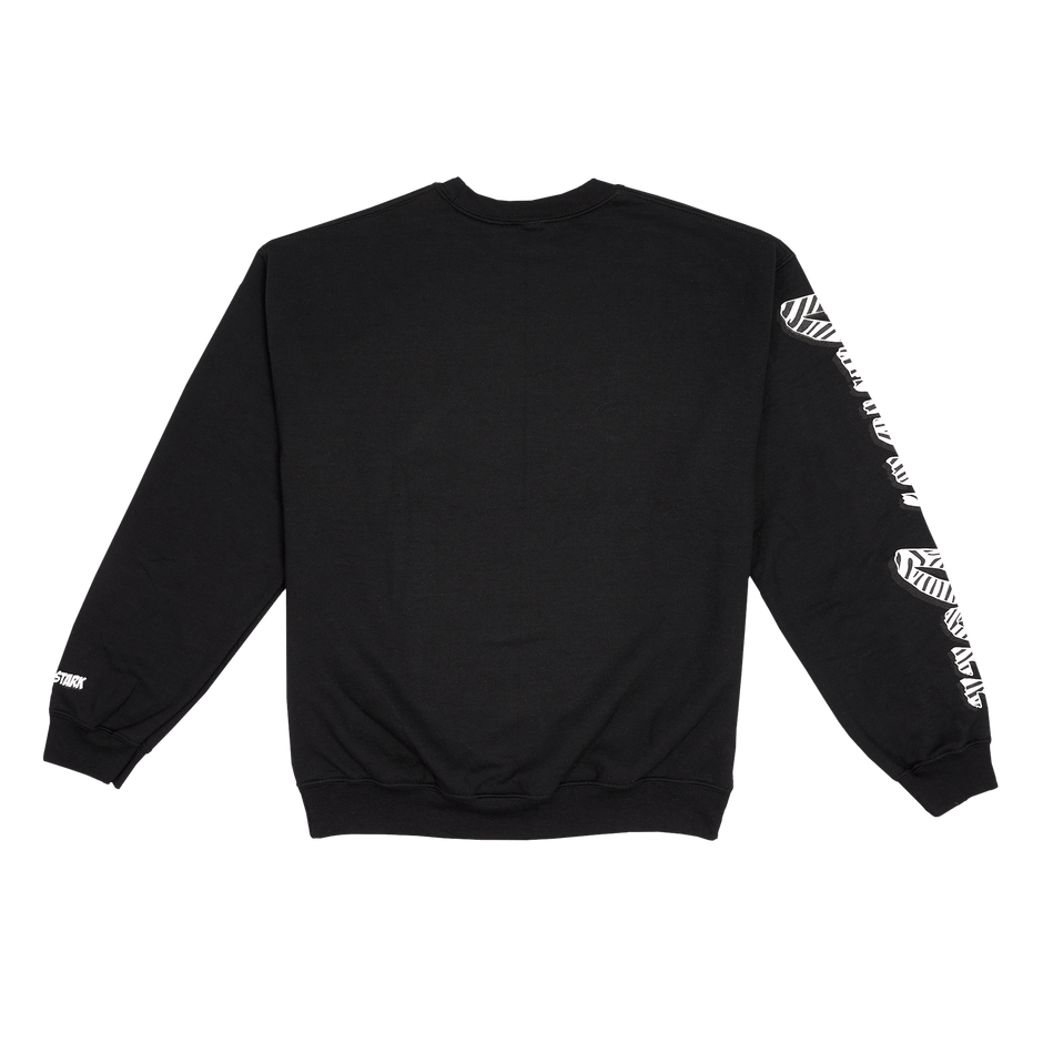 black zebra crewneck