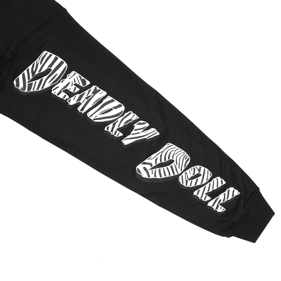 black zebra crewneck