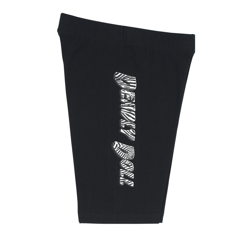 pantalones cortos de motociclista de cebra