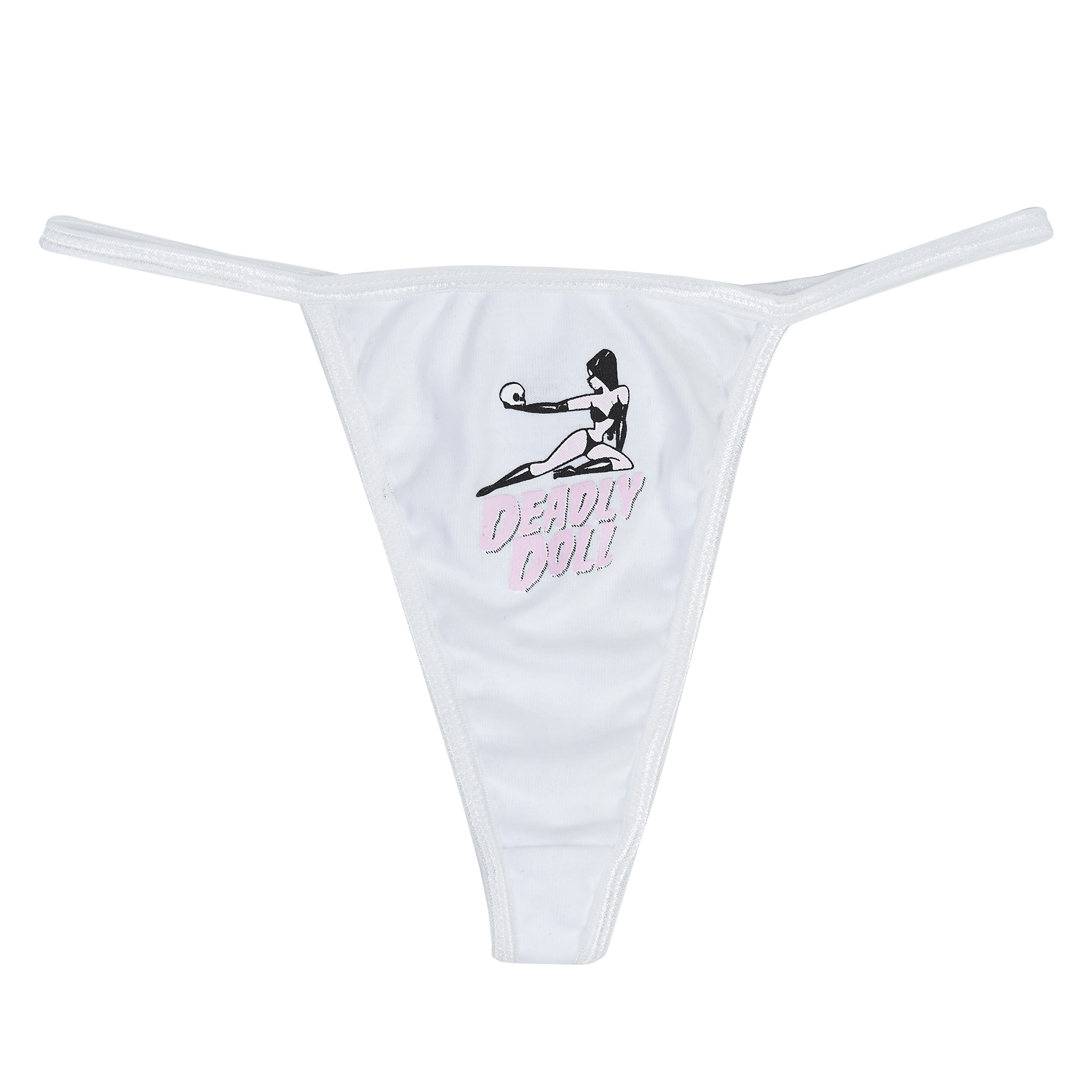 white g string
