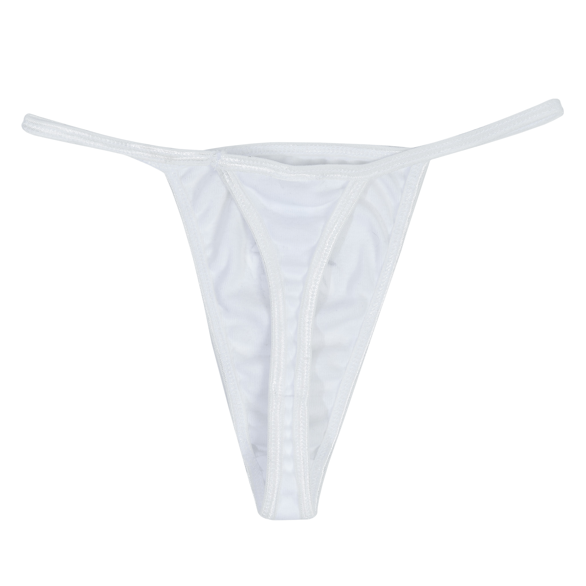white g string
