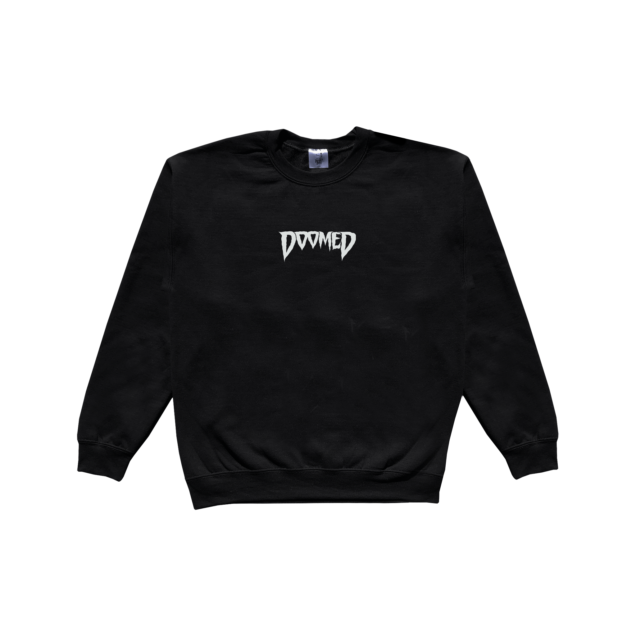 black DOOMED crewneck Deadly Doll