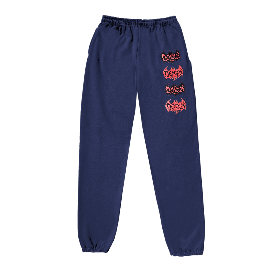 pantalones deportivos de murciélagos mortales