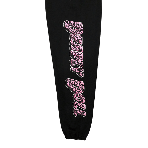 pink cheetah sweatpants