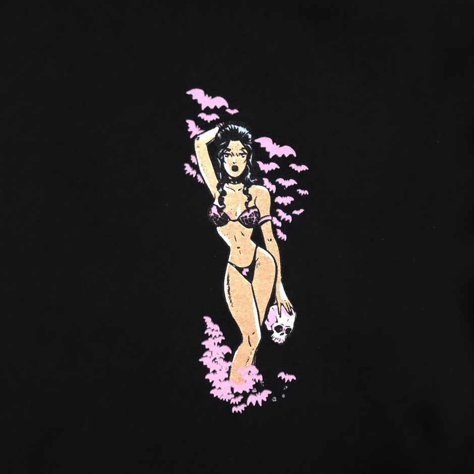 pink cheetah crewneck