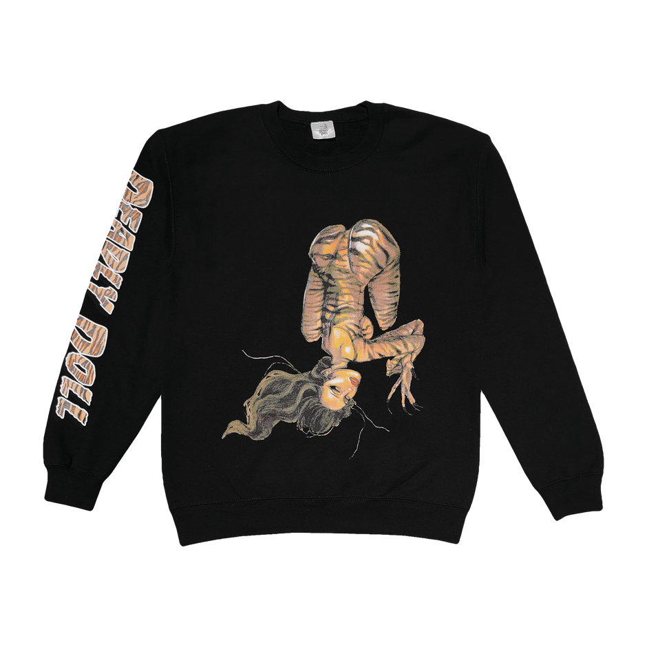 upside down crewneck